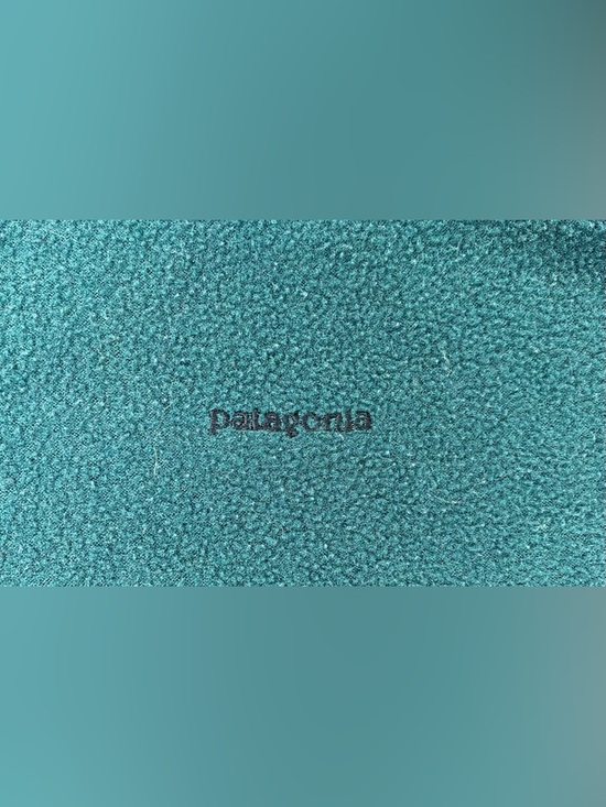 VTG Patagonia Capilene 1/4 Zip Fleece Pullover Mens XL Made in USA Teal Green - Picture 2 of 5